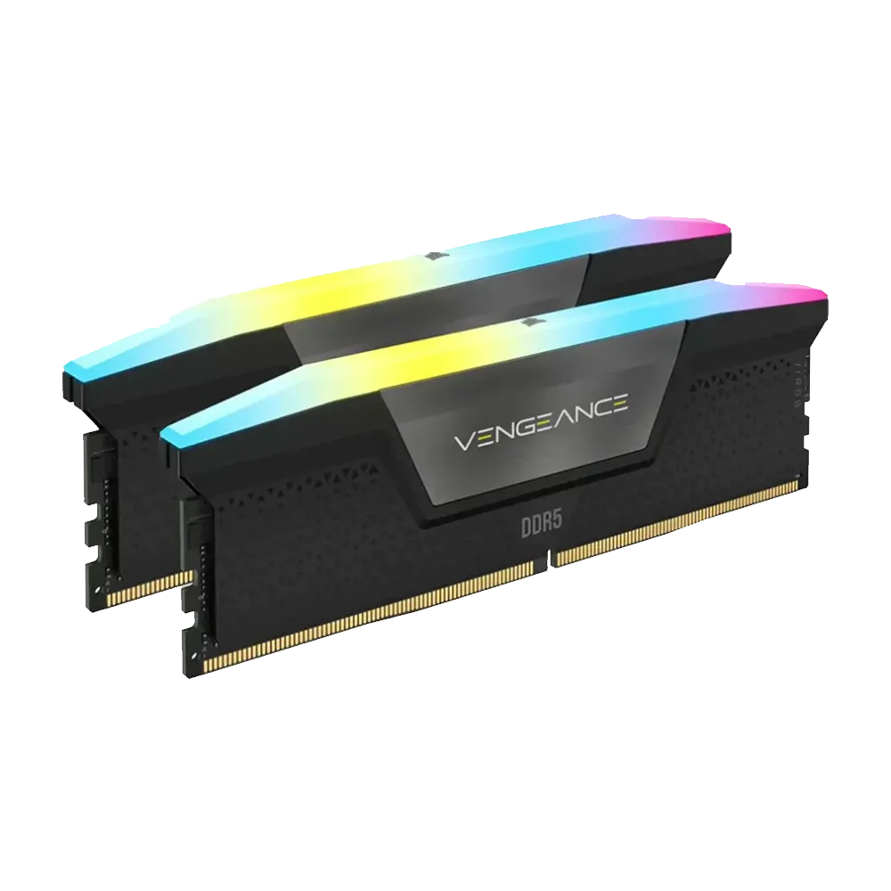 رم کورسیر Corsair VENGEANCE RGB 32GB 16GBx2 7200MHz CL34 DDR5 Memory