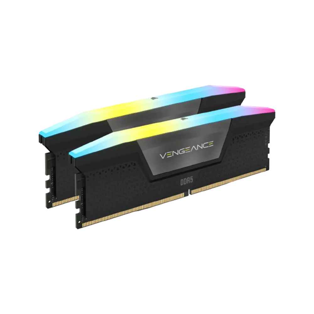 Corsair Vengeance RGB DDR5 32GB Dual 7200MHz CL34 - ‌Black