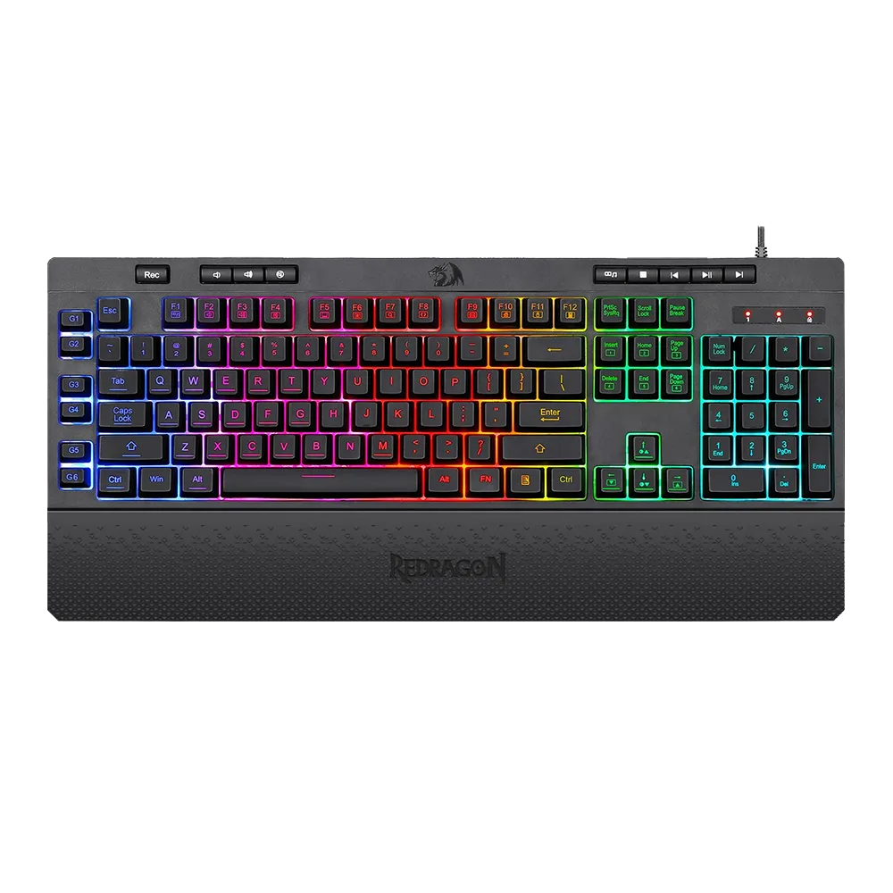 کیبورد گیمینگ K512 Shiva RGB Black