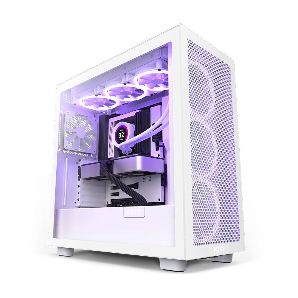 کیس NZXT H7 Flow - Matte White