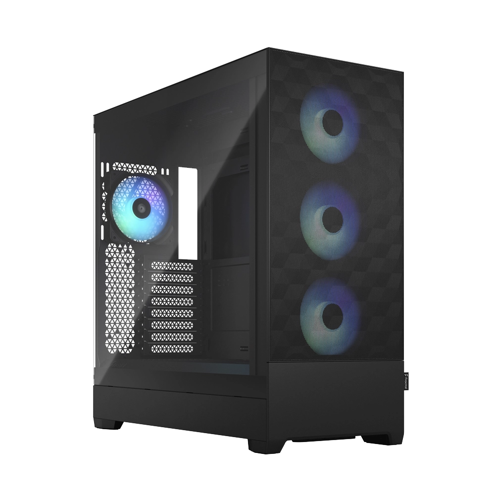 fractal design pop xl air rgb - black tg clear