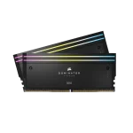 حافظه رم کورسیر مدل Dominator Titanium RGB 32GB 16GBx2 6600MHz CL32 DDR5 Black