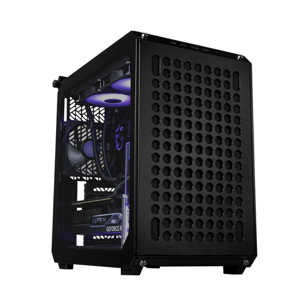 کیس کولر مستر مدل QUBE 500 FLATPACK BLACK EDITION Mid Tower