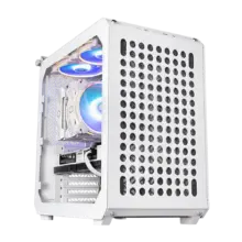 کیس کولر مستر مدل QUBE 500 FLATPACK WHITE EDITION Mid Tower